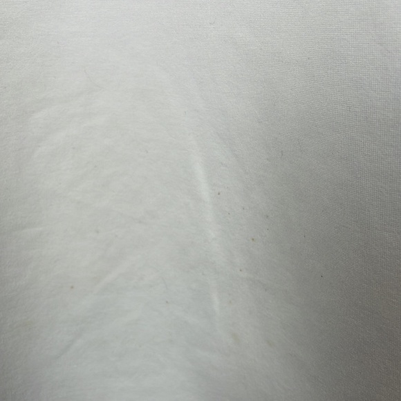 Irregular Exposure Regal turtleneck top women OS pullover tie cotton blend white - Picture 11 of 12